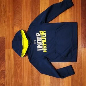Under Armour Boys Navy Hoodie Size S